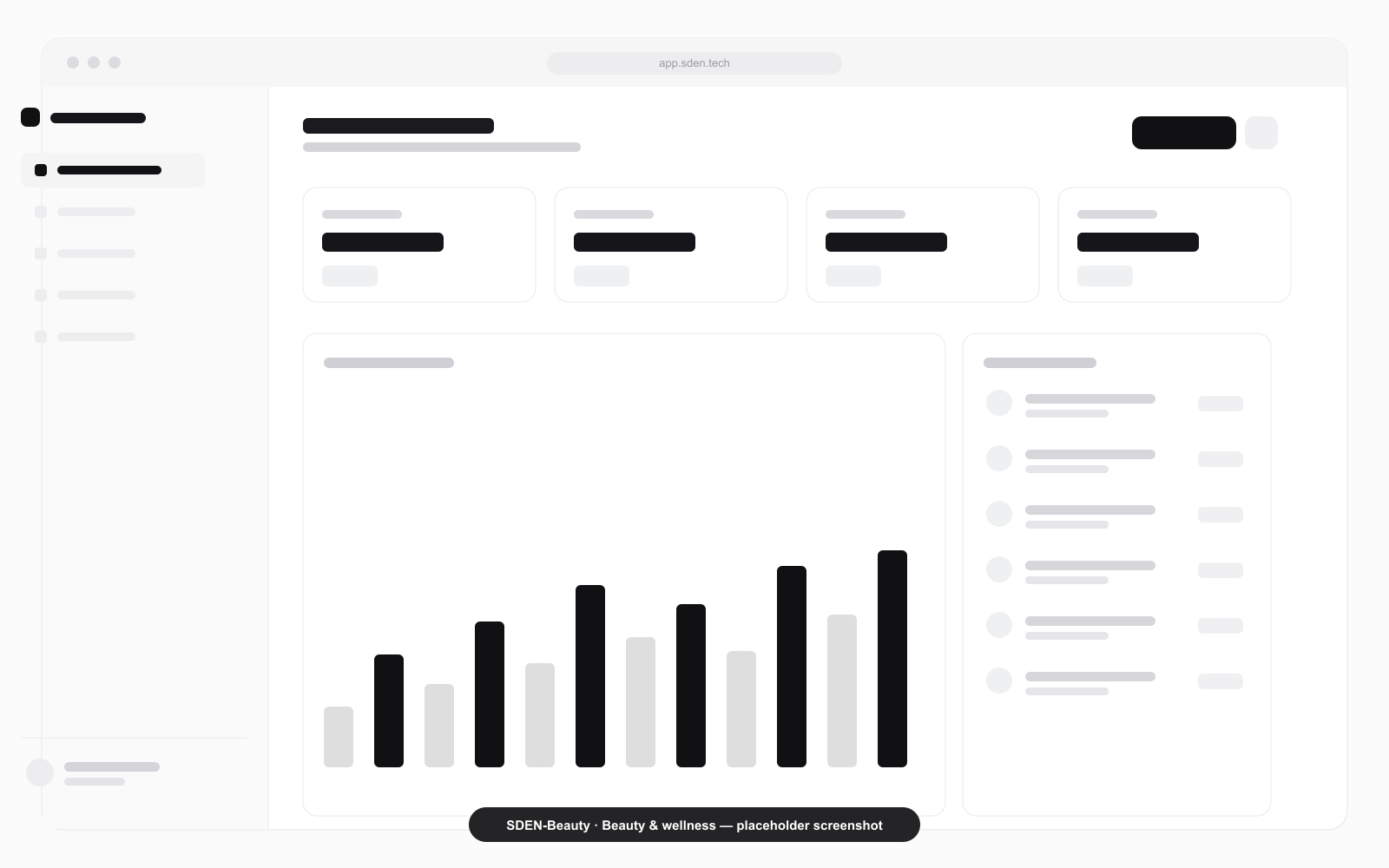 Preview of the Beauty interface